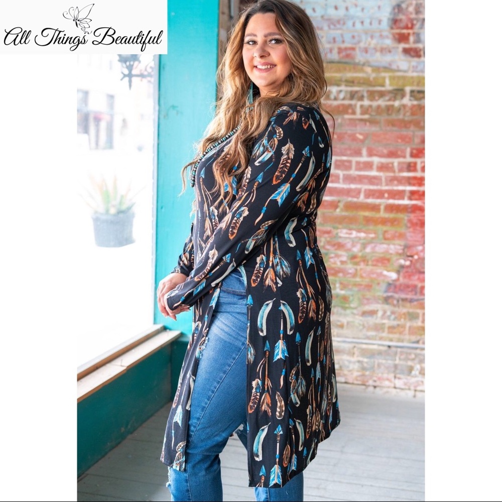 🌻PLUS L&B BlackArrow Long Sleeve Tunic